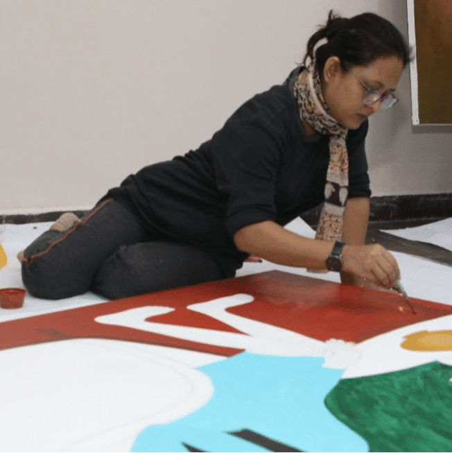 A brush, a canvas, and a world of imagination