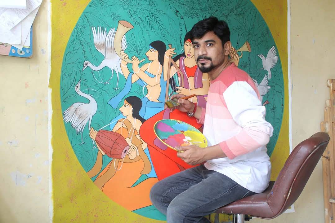 Lost in the flow, where ideas take shape and color finds its voice