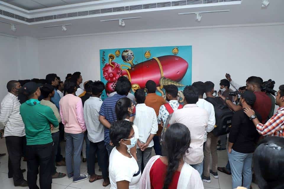 The boundless joy an artist feels when their completed painting is admired in a gallery is truly unique.