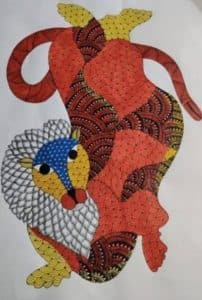 Rajendra Kumar Gond Art III