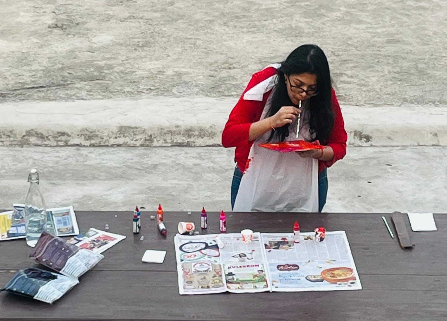 Fluid Painting for Commission Art