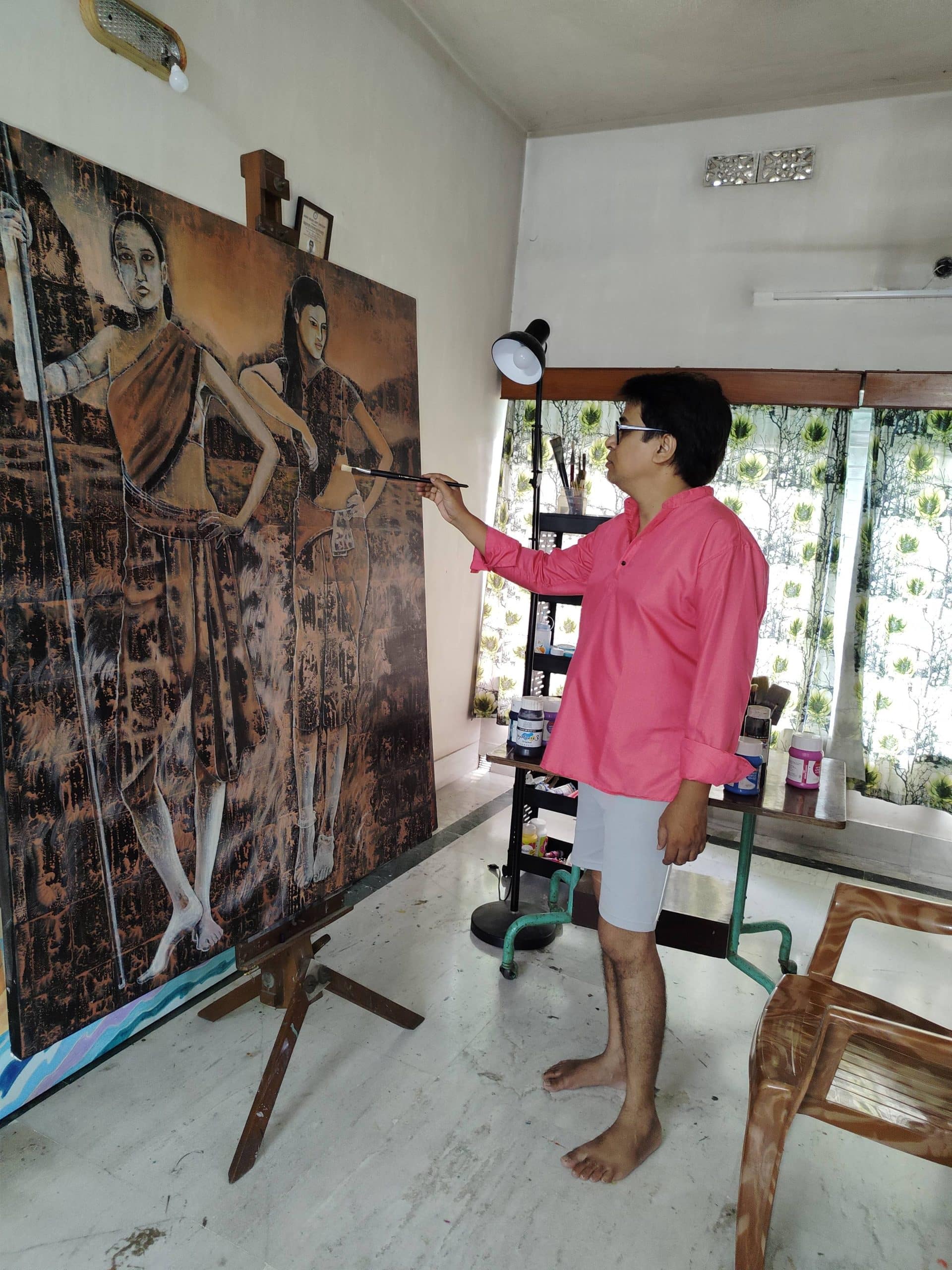 Artist Chinmoy Pandit, INDIA