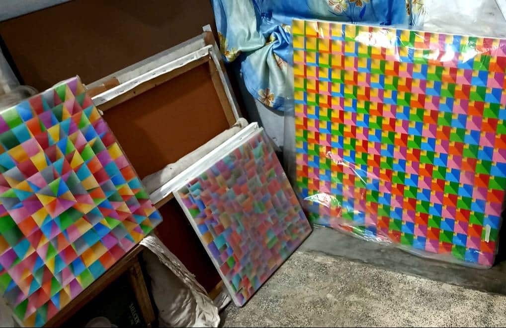 Continuous exploration of colour and geometry to celebrate life and nature