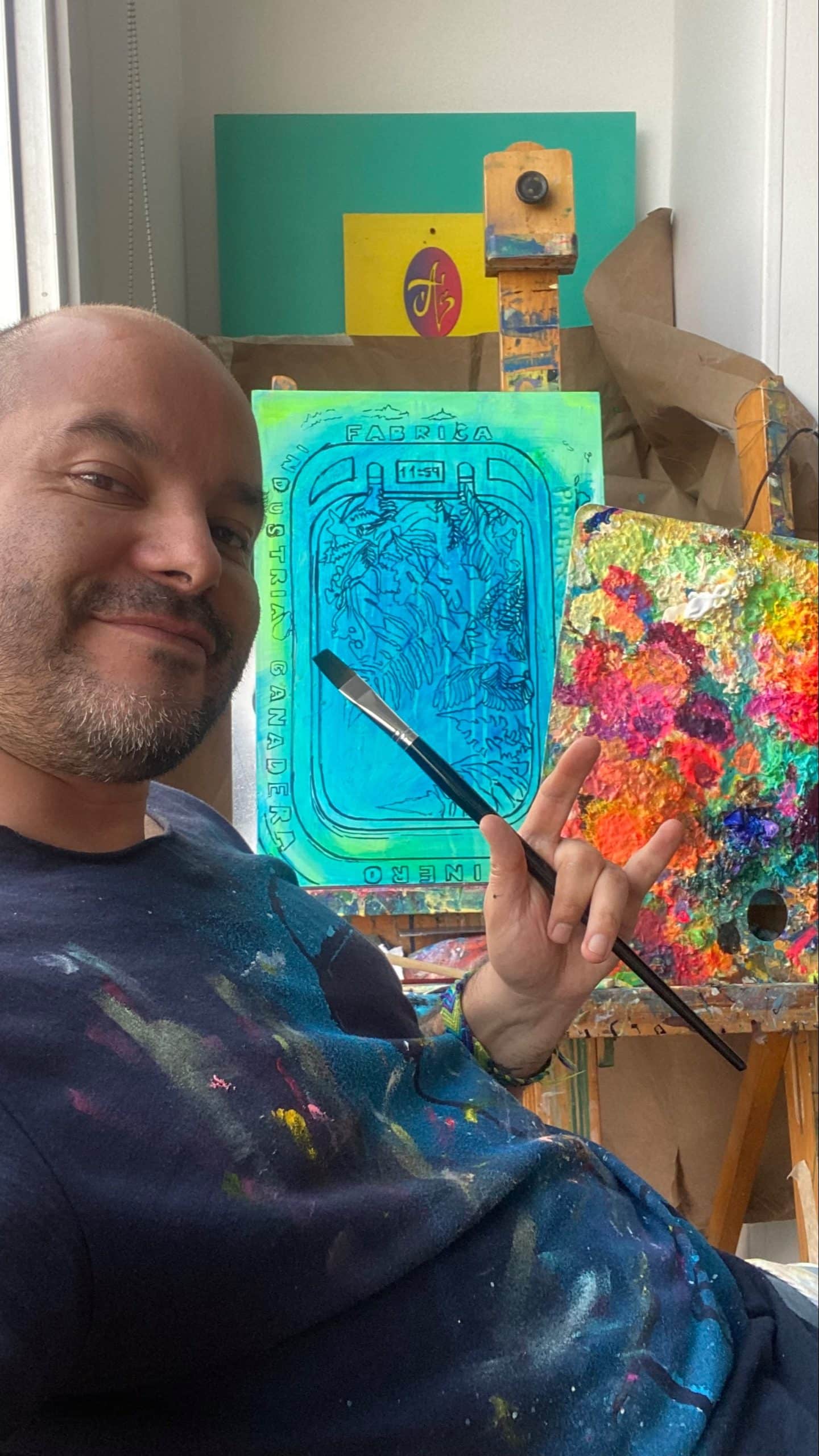 Día de trabajo en el Estudio