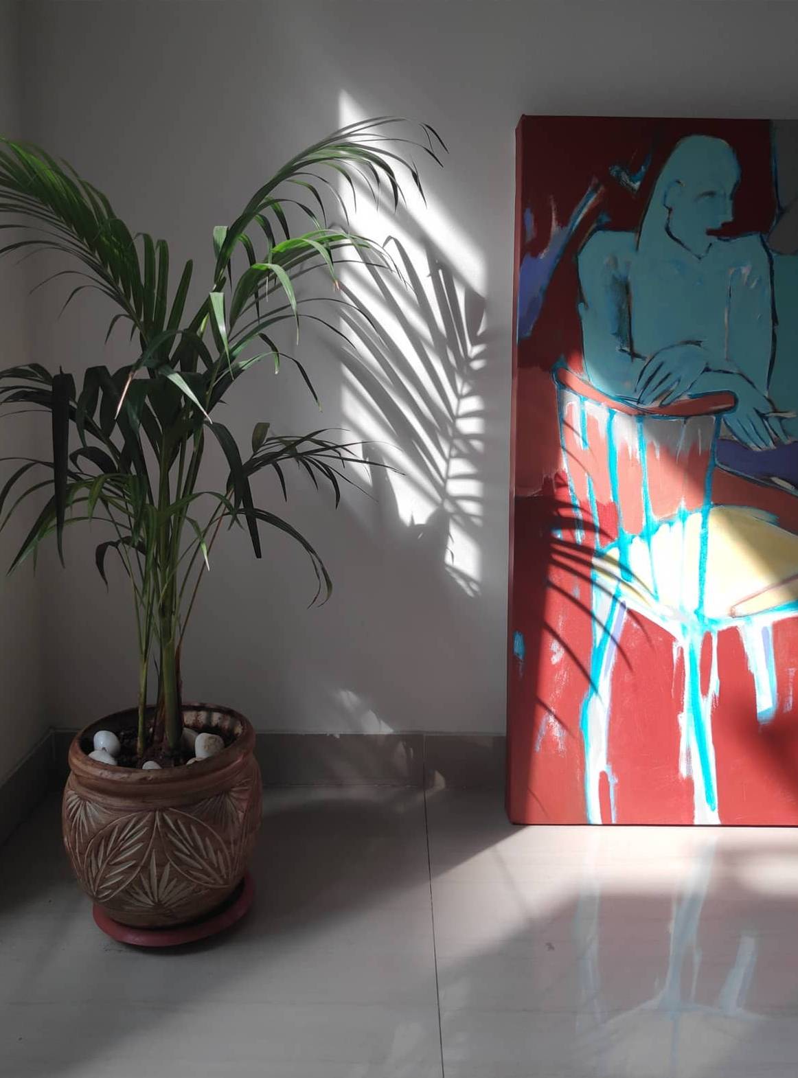 The desire to breathe, to live, and not just survive, finds its expression in my work