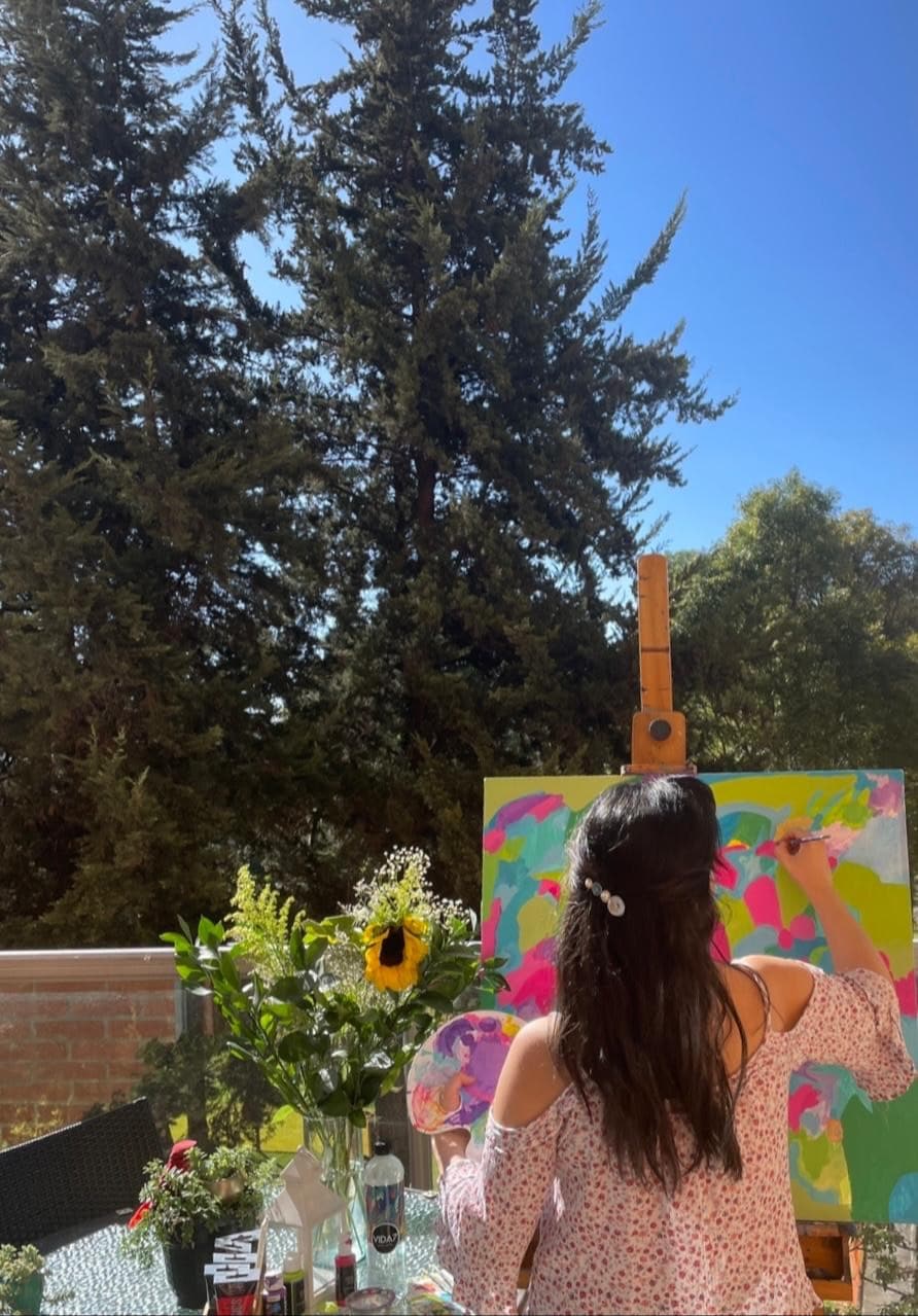 Painting in a sunny day: Esplende series