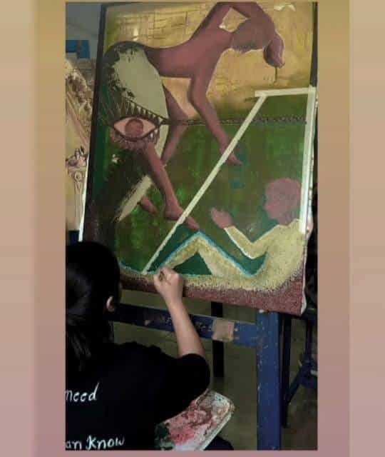 Figurative abstract painting name