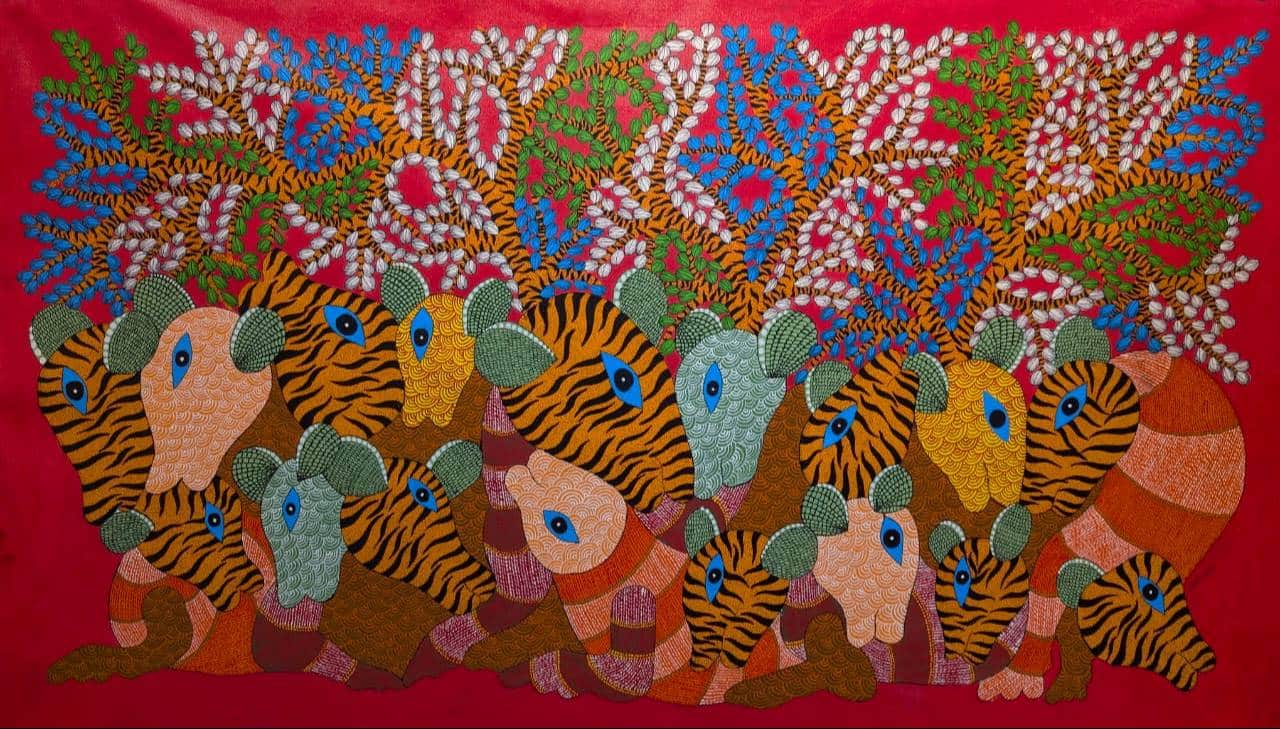 Rajendra Kumar – Gond Art XII