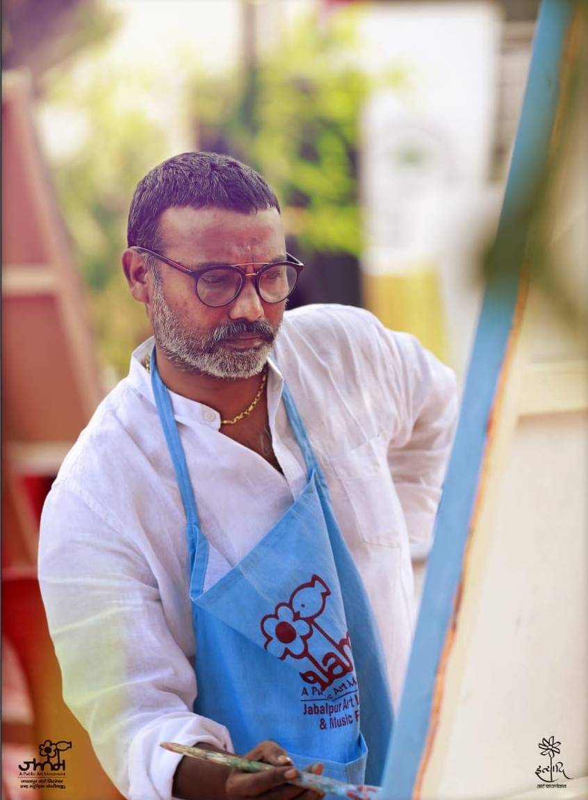 Layering ancient scriptures and modern colors to create a new kind of icon