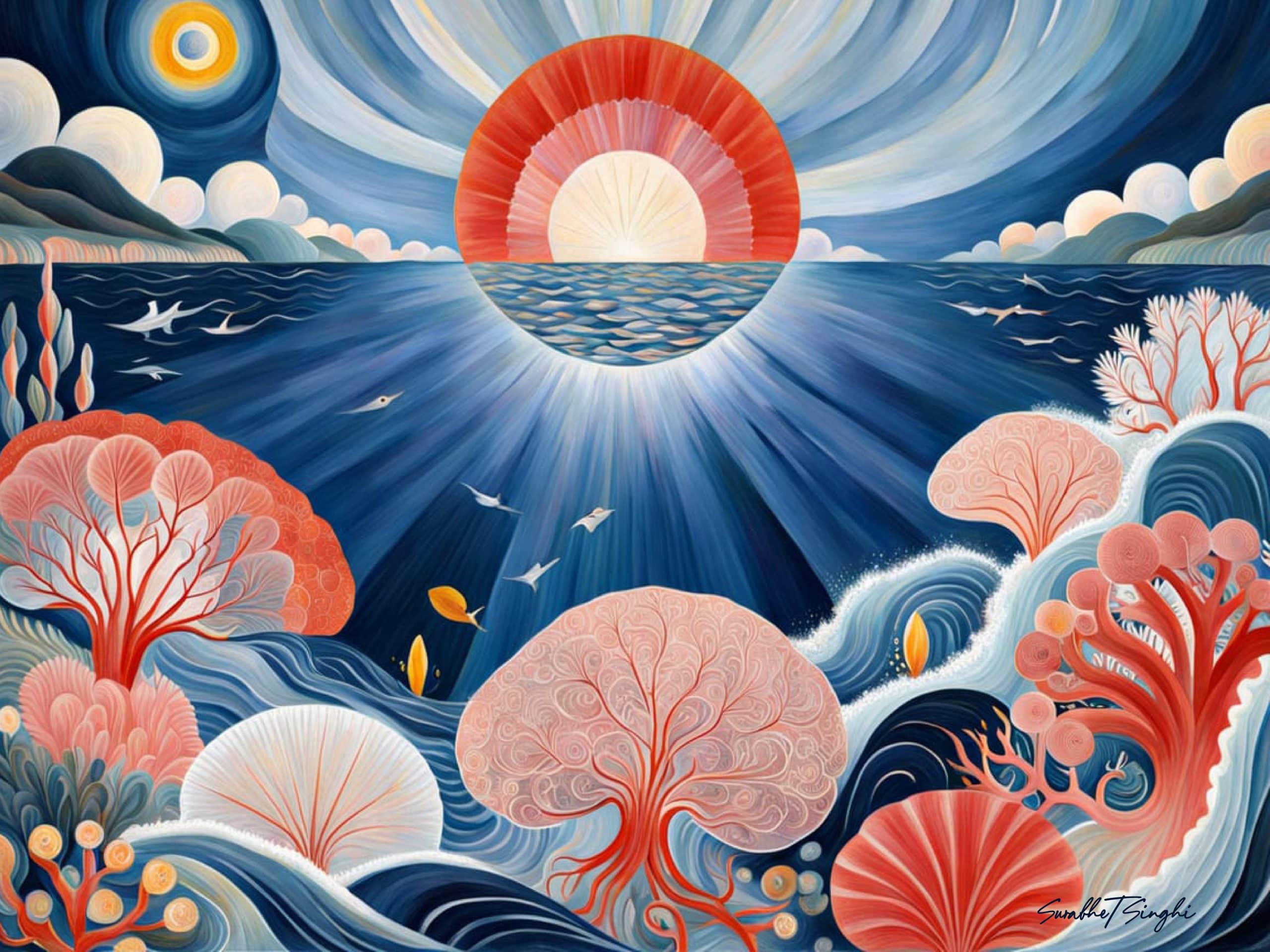 Corals In Ebb & Flow