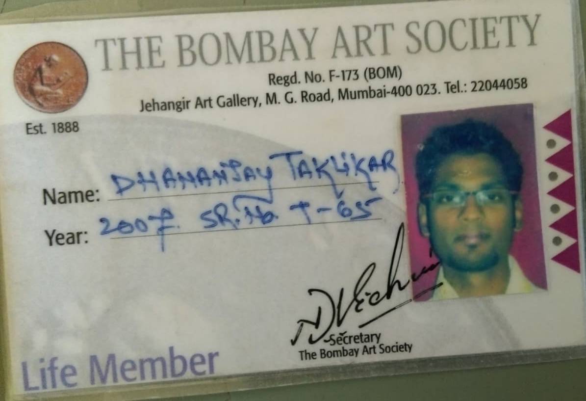 Bombay Art Society- Life Membership