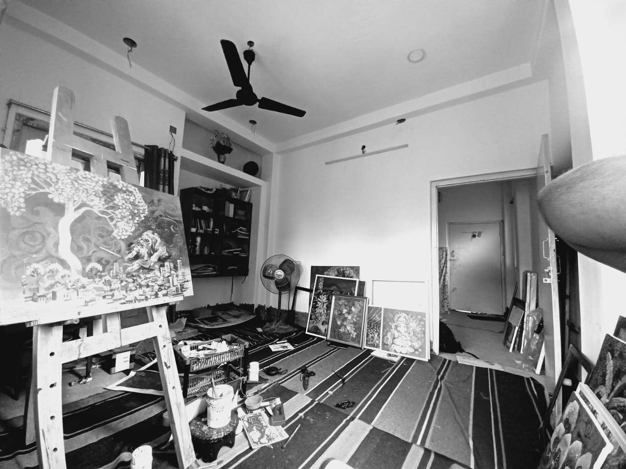 At my beautiful art studio