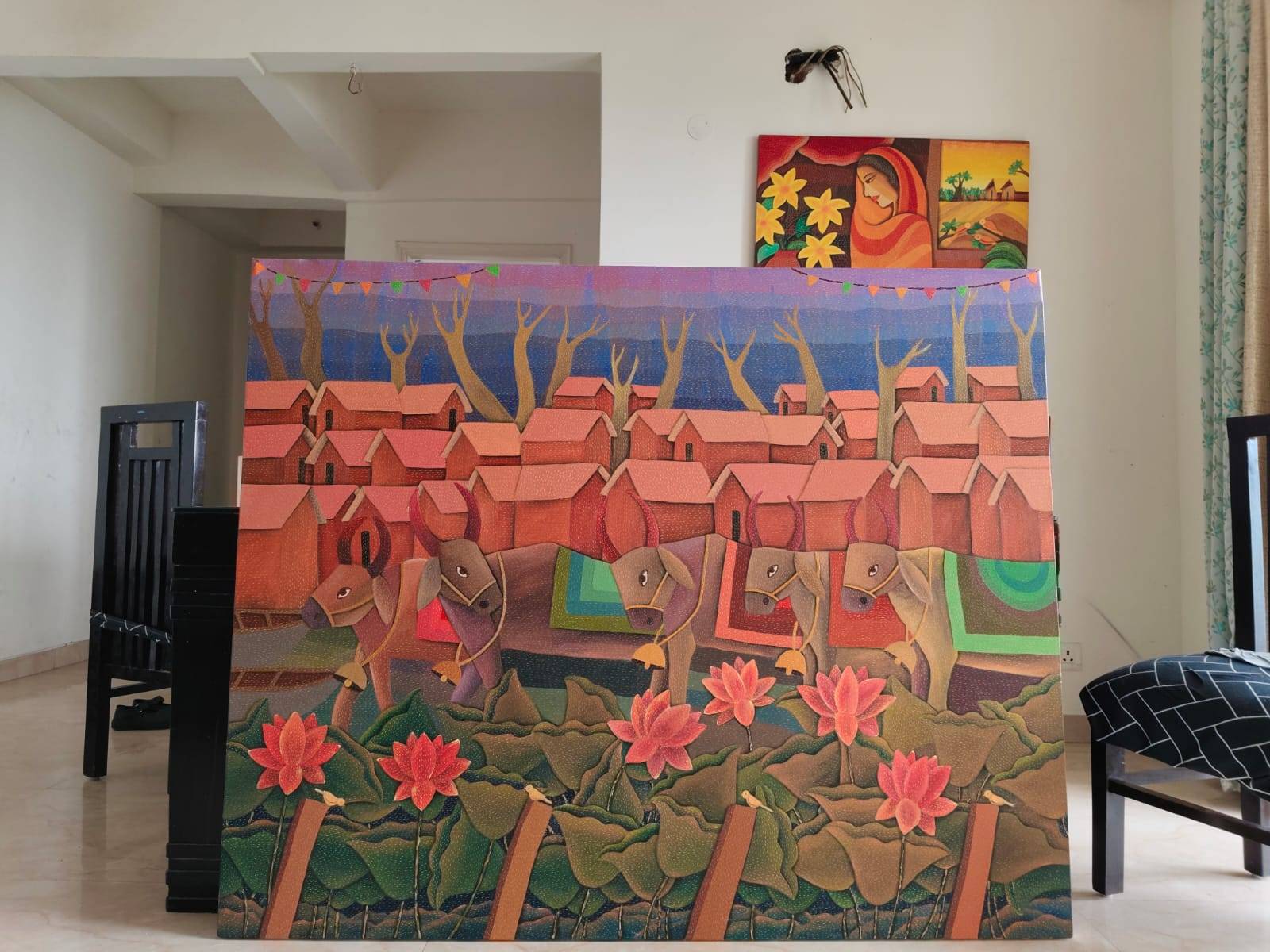 The journey of a painting