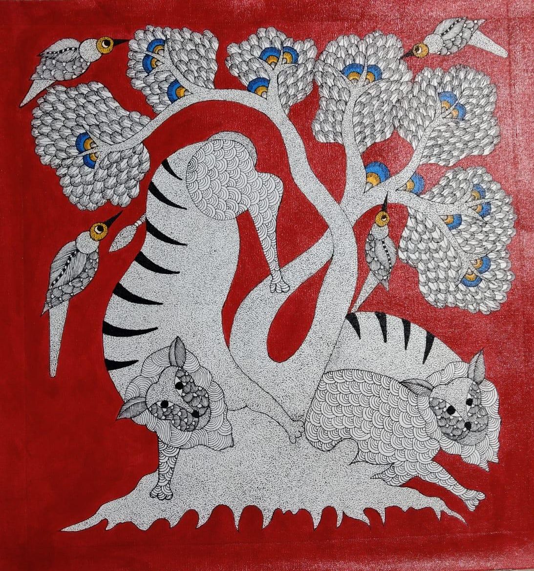 Gond art- rajendra