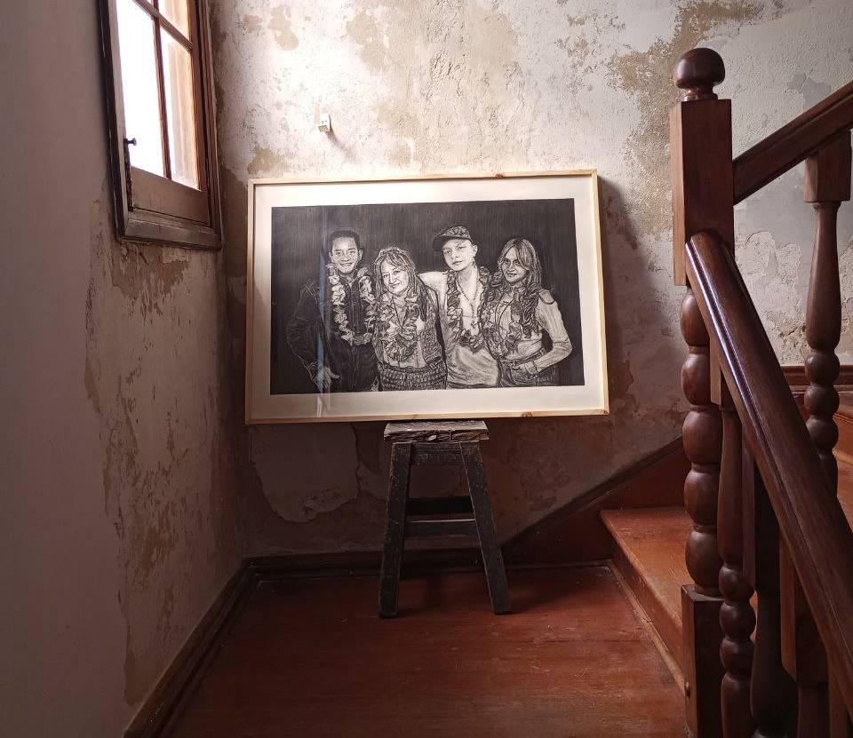 En mi trabajo hay una búsqueda porque el trazo se sienta vivo